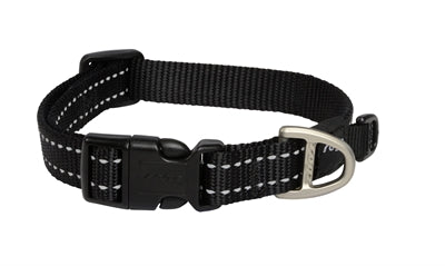Rogz For Dogs Schlangenhalsband Schwarz
