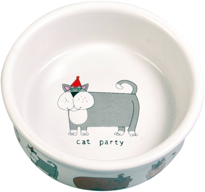 Trixie Fressnapf Katze Keramik Mit Druck Assorti