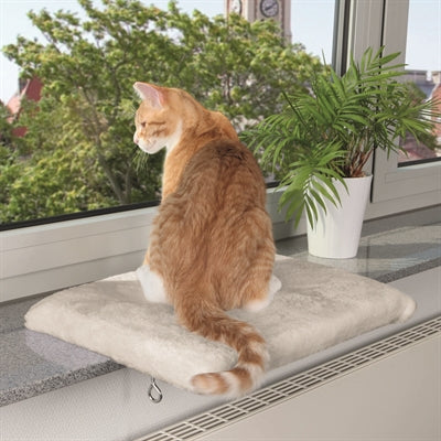 Trixie Katzenkorb Plattform Fensterbank Hellgrau