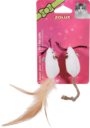 Zolux Segeltuchmaus Weiss