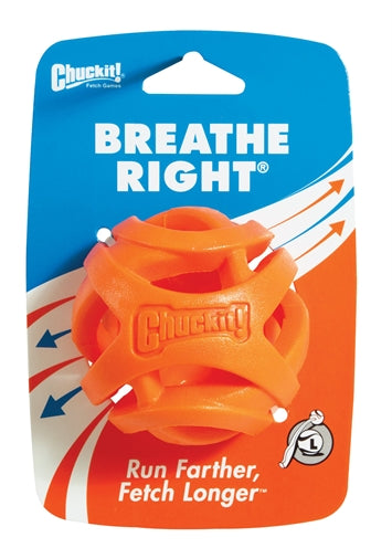 Chuckit Breathe Right Fetch Ball Klein Orange