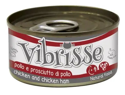 Vibrisse Katzen-Nassfutter Huhn und Schinken in Gelée