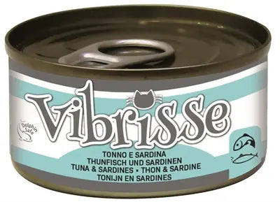 Vibrisse Katzen-Nassfutter Thunfisch und Sardinen in Gelée