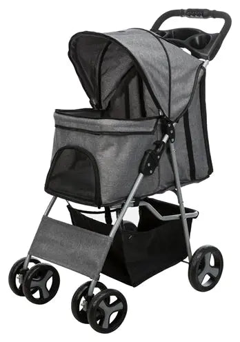 Trixie Hund Buggy Grau