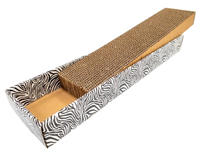 Katzen-Kratzbrett Croci Zebra-Design – Detailansicht der Kratzfläche