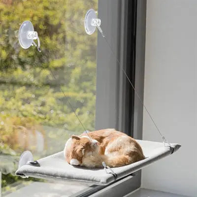 Trixie Katze Korb Hängematte Fenster Samt Grau