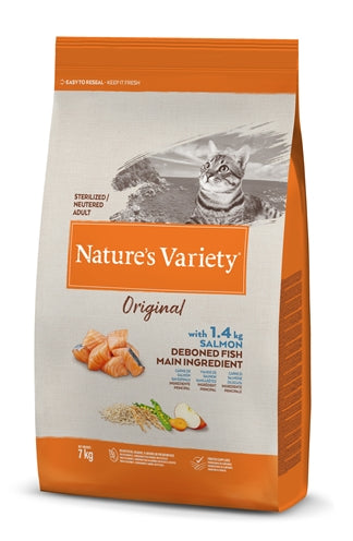 Nature’s Variety Original Sterilisiert Huhn getreidefrei – Katzenfutter für kastrierte Katzen
