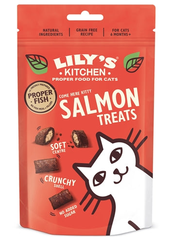 Lily’s Kitchen Lachs-Leckerli – Natürliche Katzensnacks mit echtem Lachs