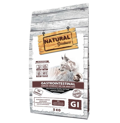 Natural Greatness Veterinary Magen-Darm Katze Detailansicht – Schonkost Dose Nahaufnahme