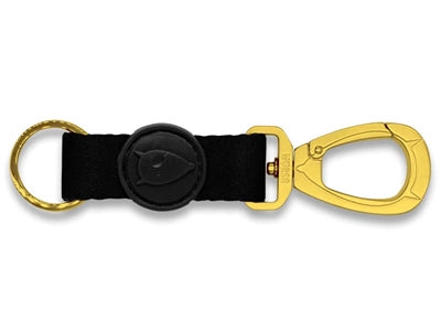 Morso Schlüsselband recycelter Schlüsselanhänger in Gold Kaviar-Design