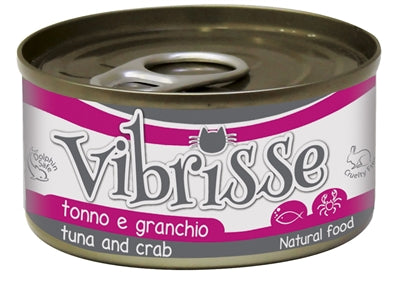 Vibrisse Katzenfutter mit Thunfisch und Krabbe in schmackhafter Sauce