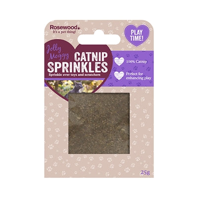 Rosewood Jolly Moggy Katzenminze Streusel – natürliches Catnip zum Streuen