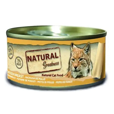 Natural Greatness Hühnerbrust Nassfutter – proteinreiches Katzenfutter mit Huhn