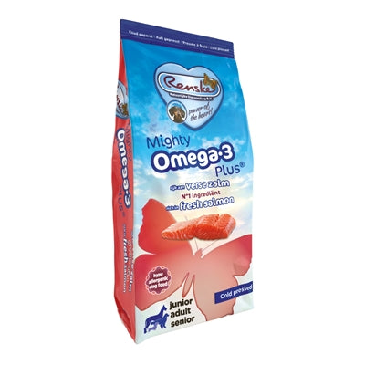 Renske Mighty Omega Plus Lachs Detailansicht – gepresstes hypoallergenes Hundefutter
