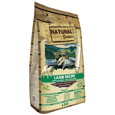 Natural Greatness Lammfromm Mini Detailansicht – getreidefreies Hundefutter Kroketten Nahaufnahme