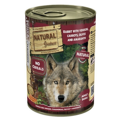 Natural Greatness Kaninchen Wild und Karotten – Premium-Nassfutter für Hunde