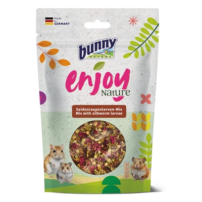 Bunny Nature EnjoyNature Mix mit Seidenraupenlarven, natürlicher Leckerbissen für Nager