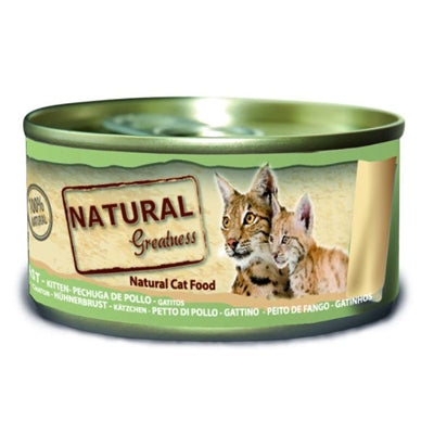 Natural Greatness Huhn Trockenfutter für Kätzchen – getreidefreies Kittenfutter