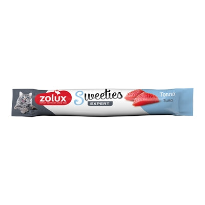 Zolux Sweeties Expert cremiger Thunfisch am Stiel für Katzen, leckerer Fisch-Stick
