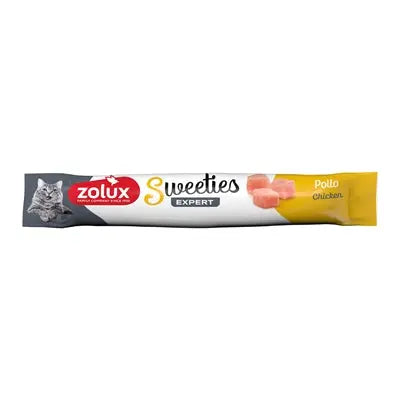Zolux Süßigkeiten Experte cremiger Stick Huhn für Katzen, leckerer Katzensnack