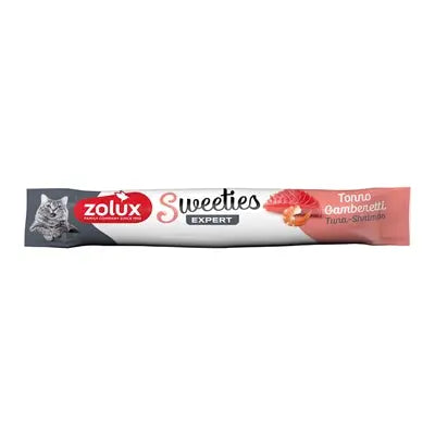 Zolux Sweeties Expert cremiger Stick Thunfisch und Garnele für Katzen, Leckerli