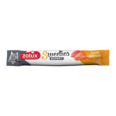 Zolux Sweeties Expert cremiger Stick Thunfisch und Lachs für Katzen, Fischsnack