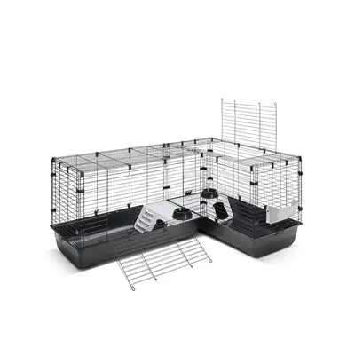 Savic Clubix Ecke Nagetierkäfig Schwarz