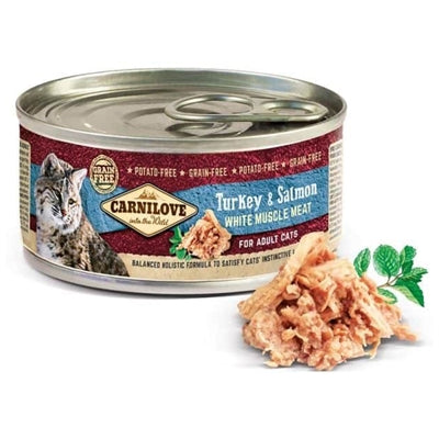 Carnilove Dosenfutter Truthahn und Lachs für Hunde, getreidefreies Nassfutter