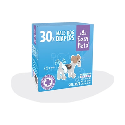 Rüdenwindeln Easypets saugstark für männliche Hunde – Einzelwindel Ansicht