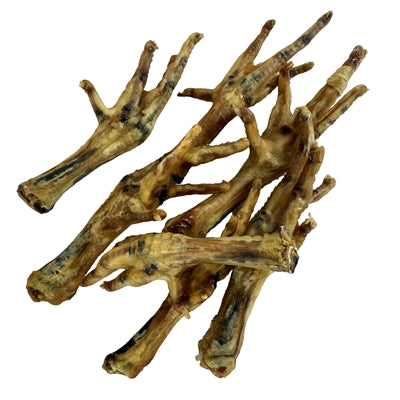 Getrocknete Petsnack Hähnchenschenkel – Größenvergleich einzelner Snack