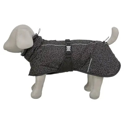 Trixie Hundemantel Limoux Reflect Schwarz/Grau
