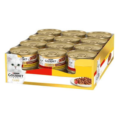 Gourmet-Gold-Cassolettes-Fleischduett In Sauce Mit Tomaten