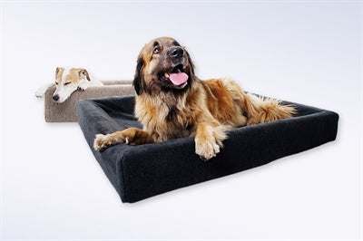 Bia Bett Fleecebezug Hundekorb Grau