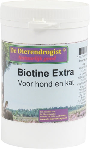 Dierendrogist Biotinpulver+Kräuter Für Hund Und Katze