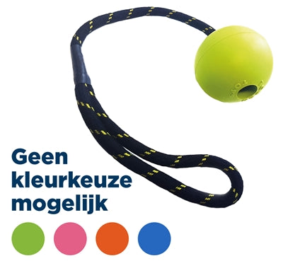 Happy Pet Tough Toys Schwimmer Gummiball Seil für Hunde, Detailansicht