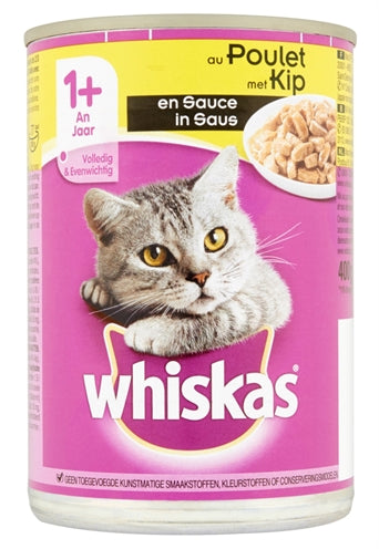 Whiskas Hühnerfleisch In Sosse Für Erwachsene Aus Der Dose