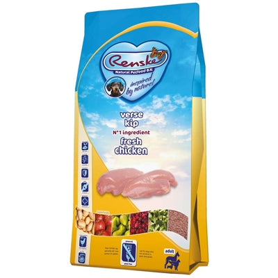 Renske Super Premium Huhn getreidefrei Detailansicht – hypoallergene Kroketten