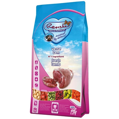 Renske Super Premium Lamm getreidefrei Detailansicht – hypoallergene Kroketten