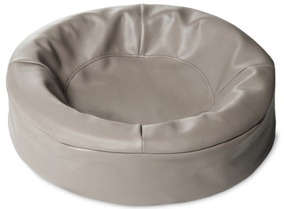 Bia Bett Kunstleder Hundekorb Abdeckung Taupe