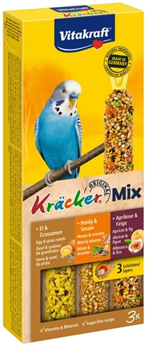 Vitakraft Wellensittich-Cracker Honig/Obst/Ei