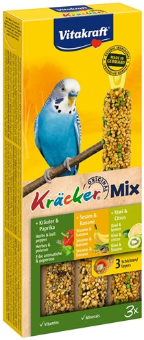 Vitakraft Wellensittich-Cracker Feigen/Banane-Sesam/Kiwi