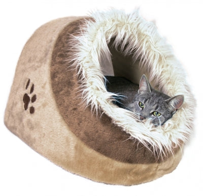 Trixie Katzenkorb Iglu Minou Beige / Braun