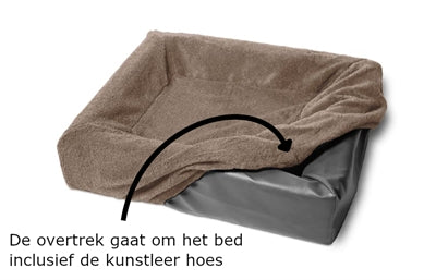 Bia Bett Fleecebezug Hundekorb Taupe
