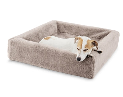 Bia Bett Fleecebezug Hundekorb Taupe