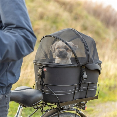 Trixie Heckkorb Schwarz Mit Kissen Und Haube