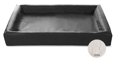 Bia orthopädisches Hundebett schwarz Innenansicht zwei Polyetherschichten