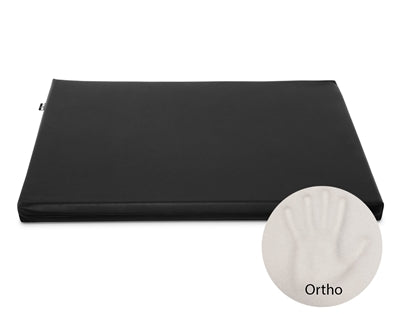 Bia Bed orthopädische Hundematratze schwarz Kunstleder 118x73cm Lounger
