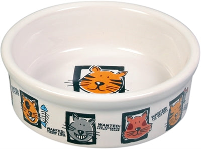 Trixie Fressnapf Katze Keramik Mit Druck Assorti