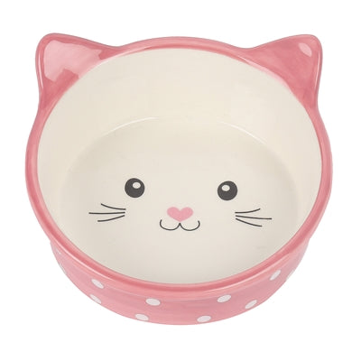Happy Pet Fressnapf Katze Polka Rosa/Creme