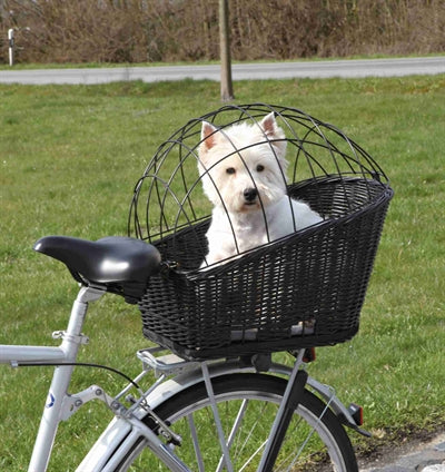 Trixie Fahrradkorb Mit Drahtkorb An Der Rückseite Schwarz